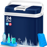 Koelbox Elektrisch – 12V en 230 volt - Coolbox - Frigobox - 24L – Blauw